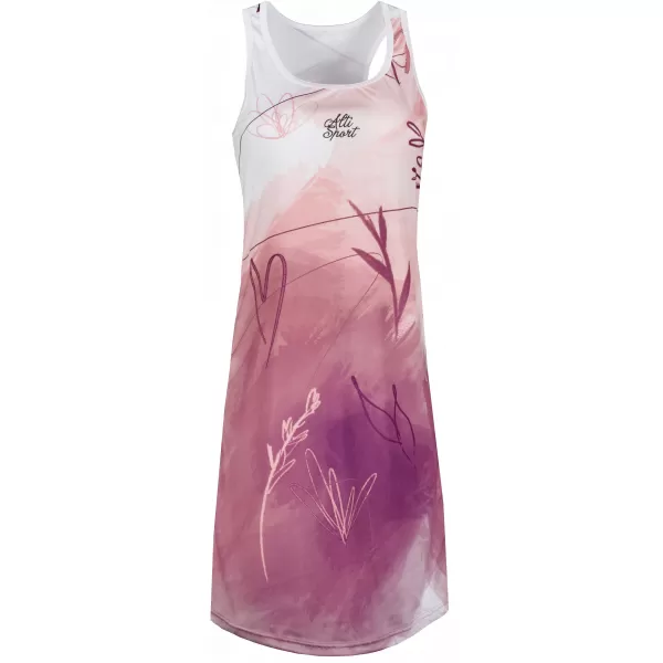  Premium rochie funcțională pentru femei ALTISPORT VOJ/ALW083SAT01 ALB -PINK 