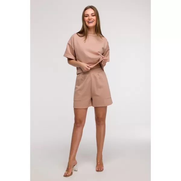  Pantaloni scurți de damă BEWEAR B295 MOCA 