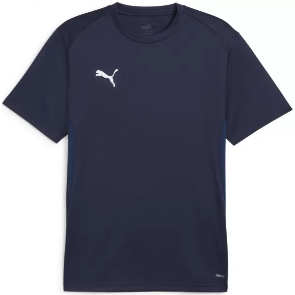  Tricou bărbătesc PUMA TEAMGOAL JERSEY 658636_06 PUMA NAVY/PUMA WHITE 