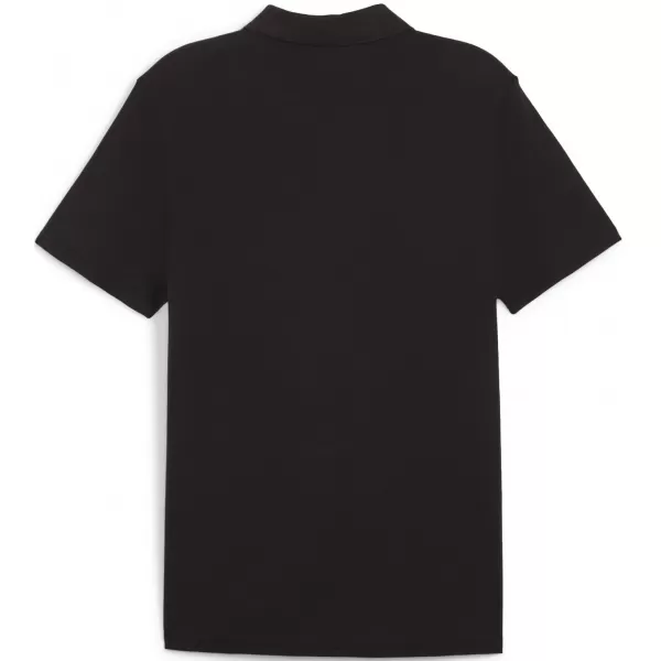  Mens t -thirt cu guler PUMA TEAMGOAL CASUALS POLO 658605_03 PUMA BLACK/PUMA WHITE 