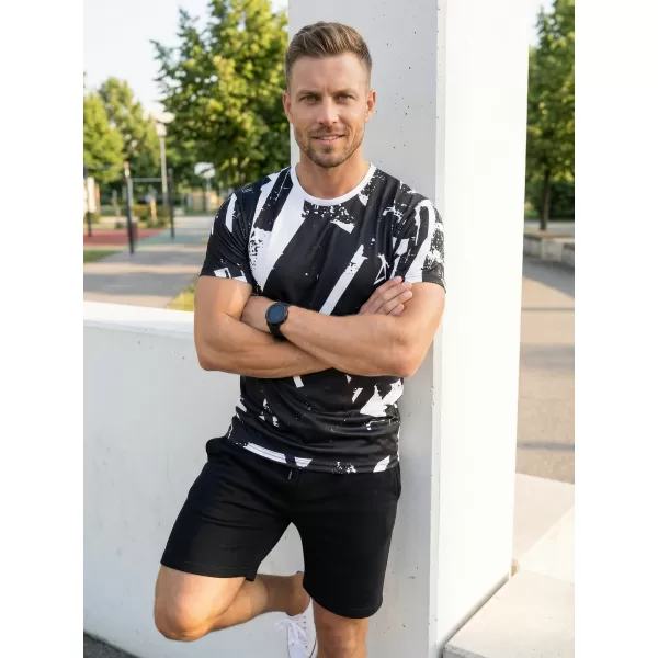  Premium funcțional pentru bărbați ALTISPORT VOJ/ALM079TR01 ALB -NEGRU 