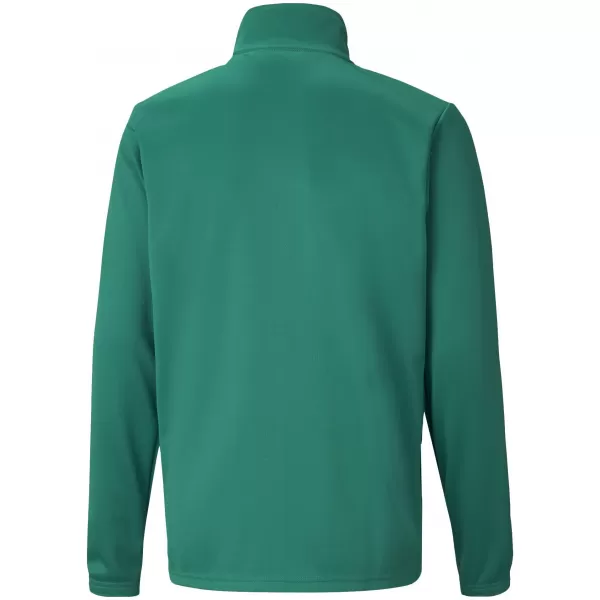  Sacou PUMA TEAMRISE TRG POLY JACKET JR 657393_05 PEPPER GREEN/ PEPPER GREEN/PUMA WHITE 
