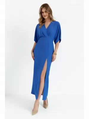 Rochie MAKOVER K163 ALBASTRU