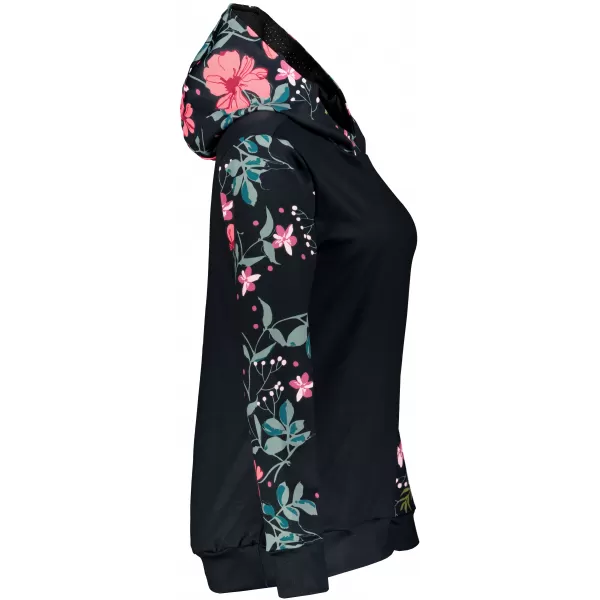  Premium cu hanorac funcțional pentru femei ALTISPORT VOJ/ALW063MI01 NEGRU -GREEN 