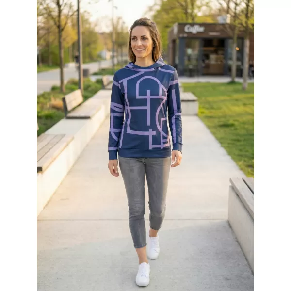  Premium cu hanorac funcțional pentru femei ALTISPORT VOJ/ALW085MI01 VIOLET 