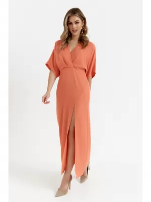 Rochie MAKOVER K163 PORTOCALE