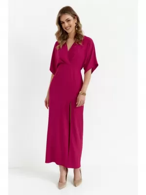 Rochie MAKOVER K163 PRUNĂ