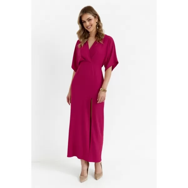  Rochie MAKOVER K163 PRUNĂ 