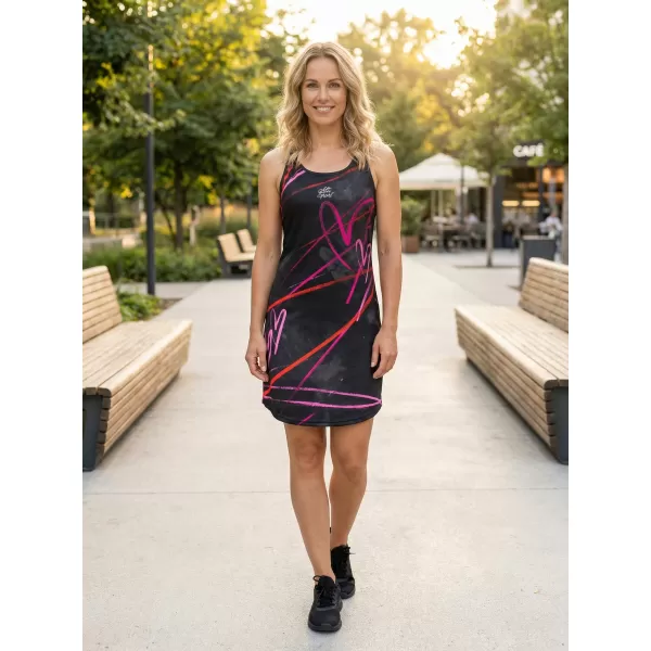  Premium rochie funcțională pentru femei ALTISPORT VOJ/ALW082SAT01 NEGRU 