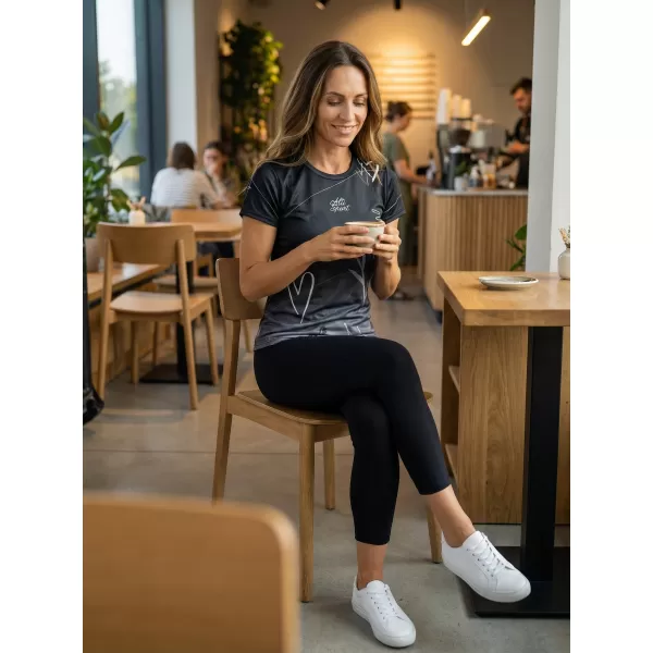  Premium funcțional pentru femei ALTISPORT VOJ/ALW083TR01 ALB -NEGRU 