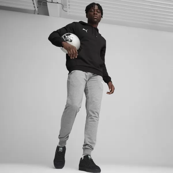  Panoul pentru bărbați PUMA TEAMGOAL CASUALS HOODY 658618_03 PUMA BLACK/PUMA WHITE 