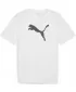 Tricou bărbătesc PUMA TEAMRISE LOGO JERSEY COTTON 658705_04 PUMA WHITE/PUMA BLACK