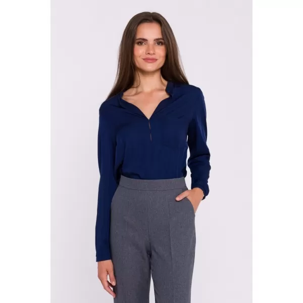 Bluza de dama STYLOVE S375 ALBASTRU MARIN 
