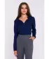 Bluza de dama STYLOVE S375 ALBASTRU MARIN