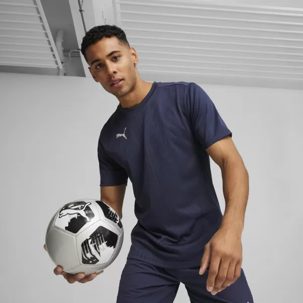  Cămașa funcțională a bărbaților PUMA TEAMFINAL TRAINING JERSEY 658557_06 PUMA NAVY/PUMA SILVER 