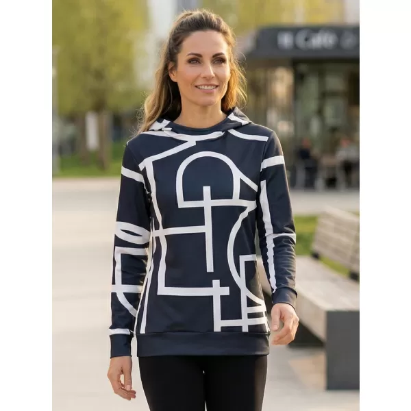  Premium cu hanorac funcțional pentru femei ALTISPORT VOJ/ALW085MI01 NEGRU 