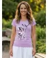 Tricou pentru femei ALTISPORT ALW191122 ORHIDEE