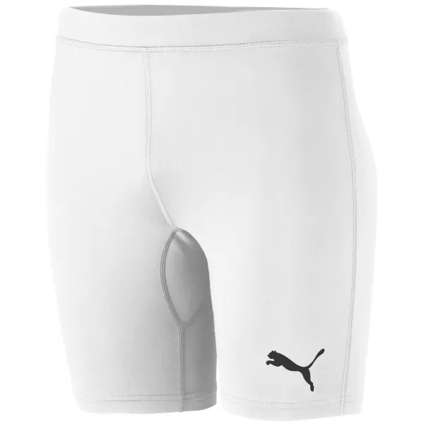  Pantaloni scurți elastici PUMA LIGA BASELAYER SHORT TIGHT 655924_04 PUMA ALB 