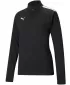 Geacă pentru doamne PUMA TEAMLIGA 1/4 ZIP TOP W 657253_03 PUMA BLACK/PUMA WHITE
