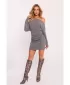 Rochie MOE M818 MELANGE GRI