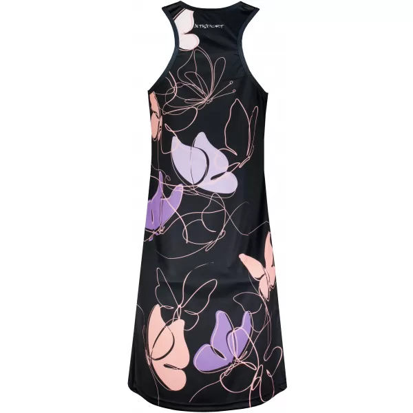  Premium rochie funcțională pentru femei ALTISPORT VOJ/ALW086SAT01 NEGRU/VIOLET 