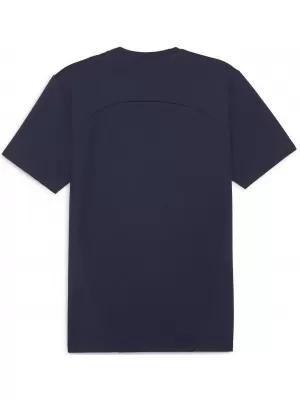 Cămașa funcțională a bărbaților PUMA TEAMFINAL TRAINING JERSEY 658557_06 PUMA NAVY/PUMA SILVER