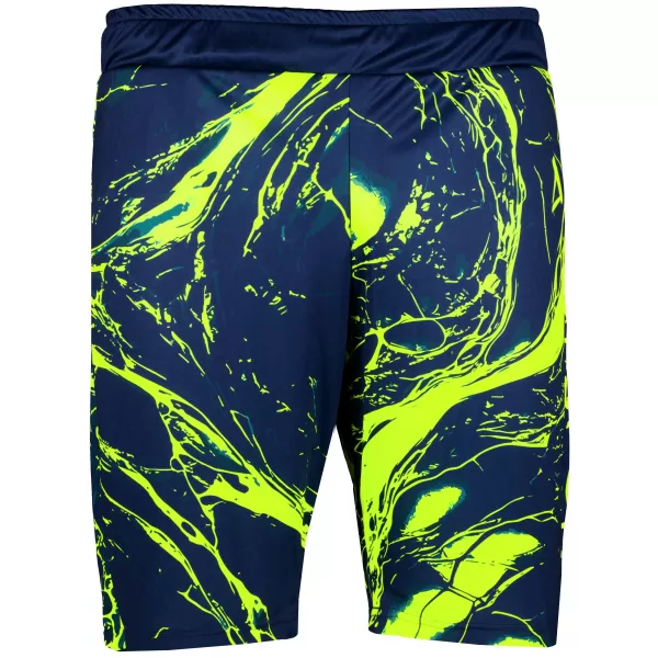 Premium pantaloni scurți funcționali pentru bărbați ALTISPORT VOJ/ALM071KRA01 NAVY/GALBEN 