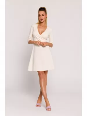 Rochie MOE M786 CREMĂ