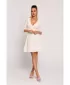 Rochie MOE M786 CREMĂ