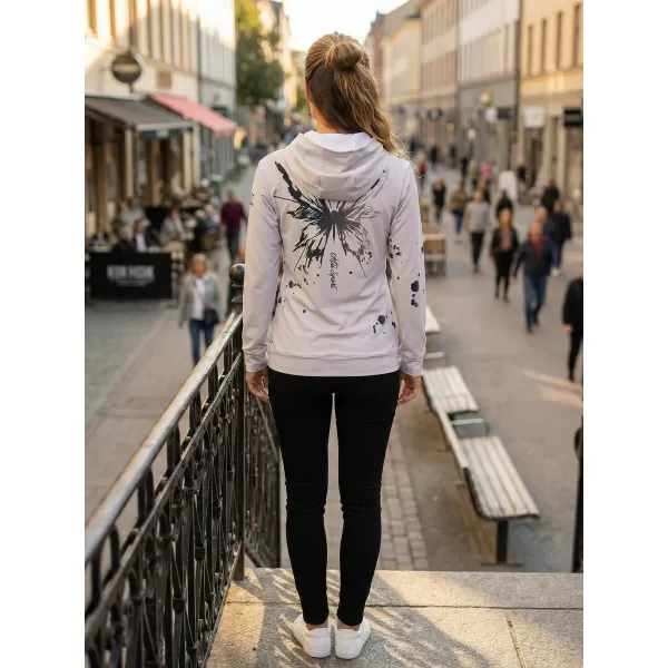  Premium cu hanorac funcțional pentru femei ALTISPORT VOJ/ALW077MI01 GRI -BLACK 
