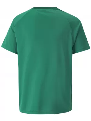 Tricou pentru copii PUMA TEAMVISION JERSEY JR 704928_05 PEPPERGREEN/POWERGREEN/WHITE