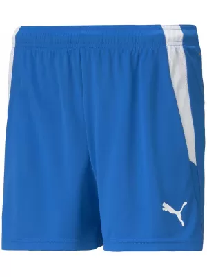Pantaloni scurți pentru doamne PUMA TEAMLIGA SHORTS W 704936_02 LIMONADĂ ALBASTRĂ ELECTRICĂ