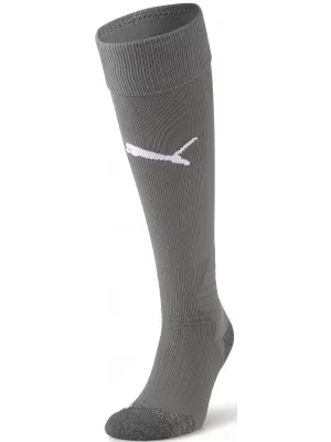 Șosete de fotbal PUMA TEAM LIGA SOCKS 703438_43 SMOKED PEARL/ PERLĂ AFUMATĂ/ALB ALB