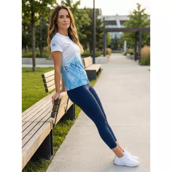  Premium funcțional pentru femei ALTISPORT VOJ/ALW083TR01 ALB -BLUE 
