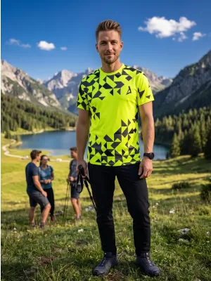 Premium funcțional pentru bărbați ALTISPORT VOJ/ALM108TR01 NEON