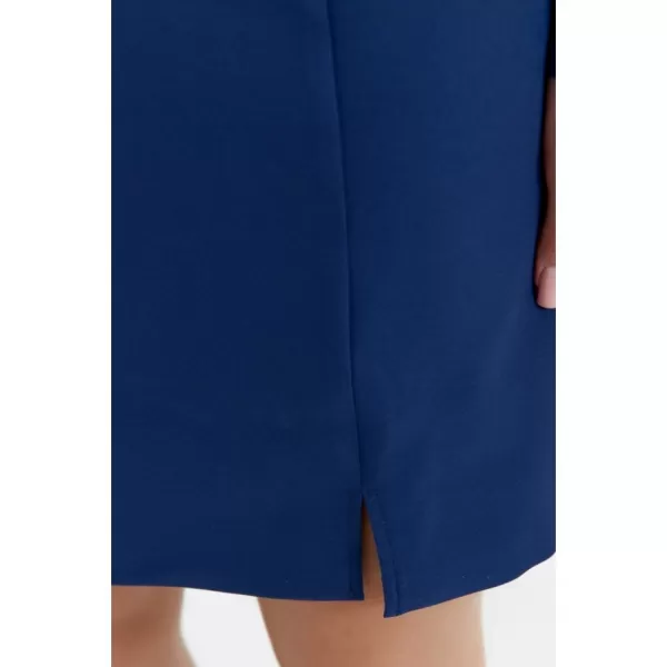  Rochie MOE M755 ALBASTRU MARIN 