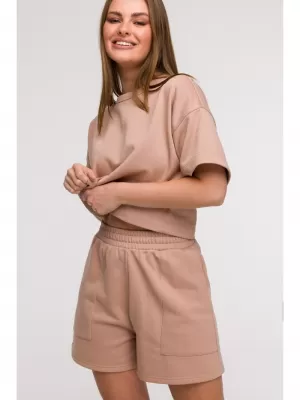 Pantaloni scurți de damă BEWEAR B295 MOCA