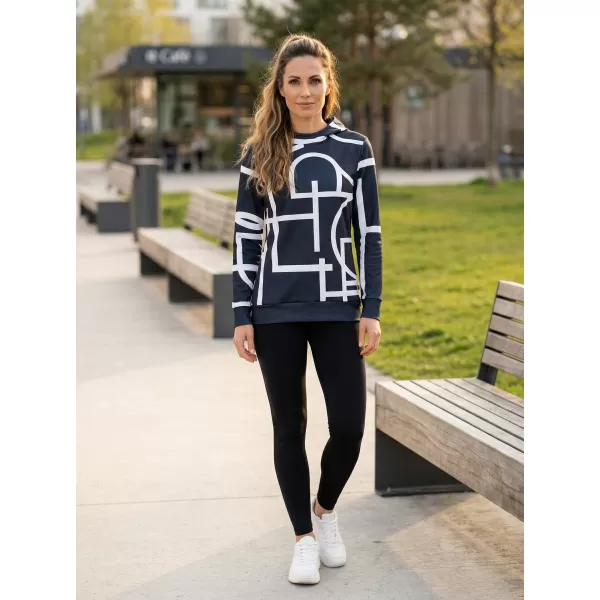  Premium cu hanorac funcțional pentru femei ALTISPORT VOJ/ALW085MI01 NEGRU 