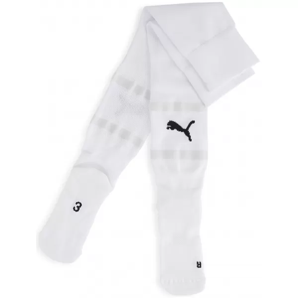  Șosete de fotbal PUMA TEAMFINAL SOCKS 705746_04 PUMA WHITE/PUMA BLACK 