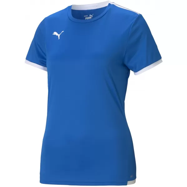  Cămașă funcțională feminină PUMA TEAMLIGA JERSEY W 704934_02 LIMONADĂ ALBASTRĂ ELECTRICĂ 