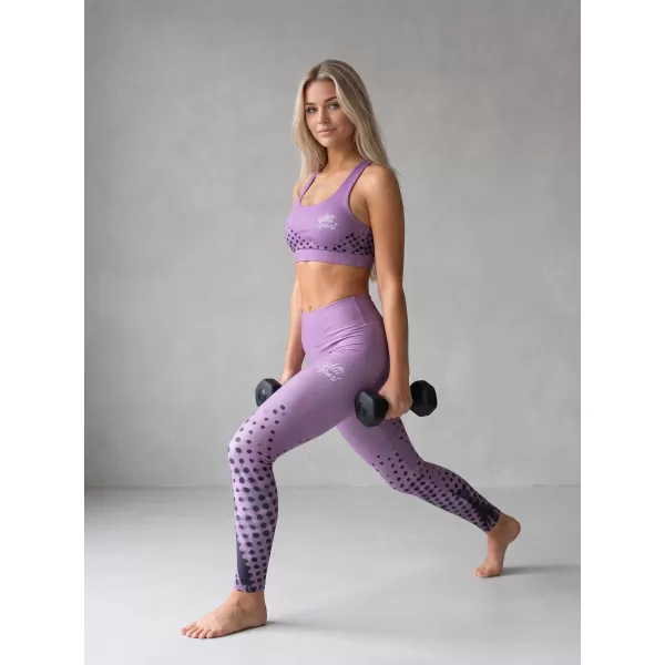  Premium pentru jambiere pentru femei ALTISPORT VOJ/ALW109LEG01 VIOLET 
