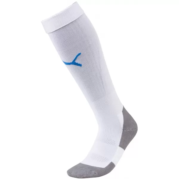  Șosete de fotbal PUMA TEAM LIGA SOCKS CORE 703441_12 PUMA ALB/ALBASTRU ELECTRIC L 