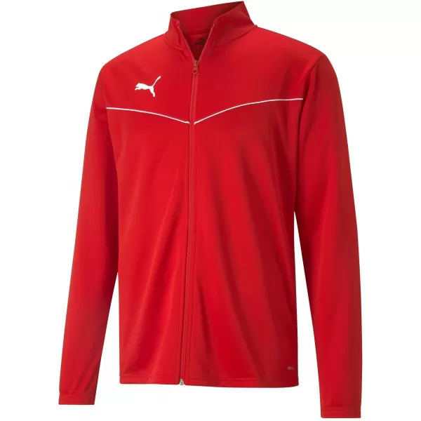  Sacou PUMA TEAMRISE TRG POLY JACKET 657392_01 PUMA RED/PUMA WHITE 