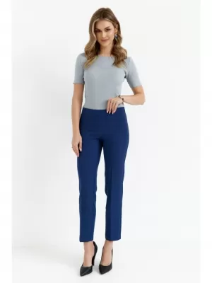 Pantaloni de dama MAKOVER K055 ALBASTRU MARIN