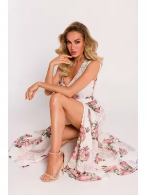Rochie MOE M781 ALB