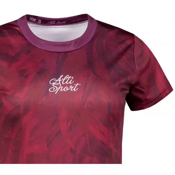  Tricou funcțional premium pentru femei ALTISPORT VOJ/ALW096TR01 BURGUNDIA 