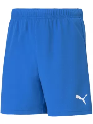 Pantaloni scurţi PUMA TEAMRISE SHORT JR 704943_02 LIMONADĂ ALBASTRĂ ELECTRICĂ/ALB