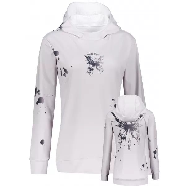  Premium cu hanorac funcțional pentru femei ALTISPORT VOJ/ALW077MI01 GRI -BLACK 