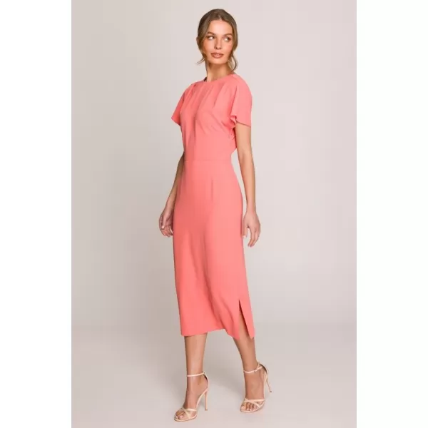  Rochie STYLOVE S398 PORTOCALE 