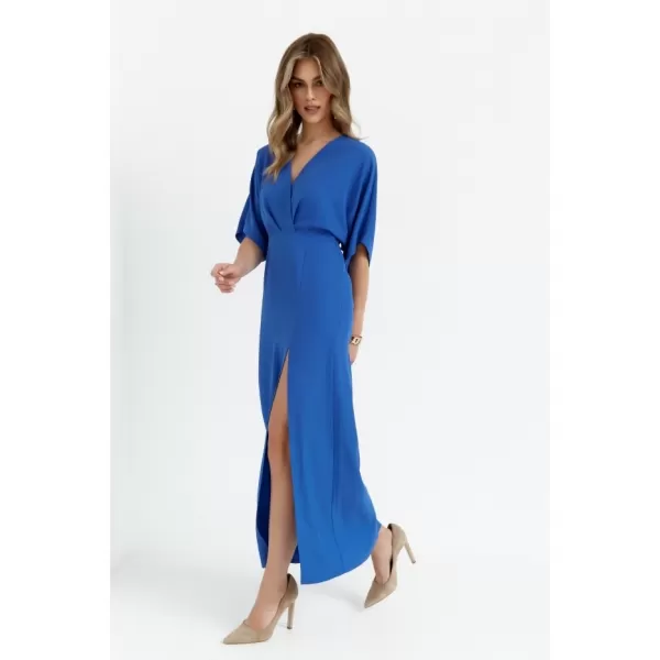  Rochie MAKOVER K163 ALBASTRU 